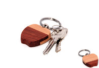 Bi-wood apple shape key chain