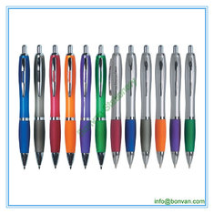 China contour cuvy ball pen, plastic contour ballpens, supplied from china factory supplier