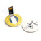 Round card shape 8gb usb 2.0 flash drive humb drive storage with customized logo supplier