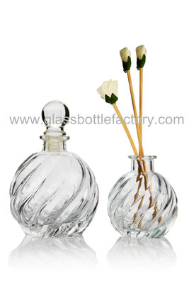 China 160ml Clear Glass Perfume Diffuser Bottles supplier