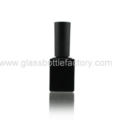 China Black Glass Nail Polish Bottle supplier