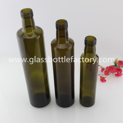 China 250ml,500ml,750ml DORICA Dark Green Olive Oil Glass Bottles supplier