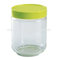 Clear Round Glass Jam Jar With Plastic Lid supplier