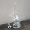 Borosilicate 3.3 Clear Glass Bong  14mm Joint Glass Water Pipe
