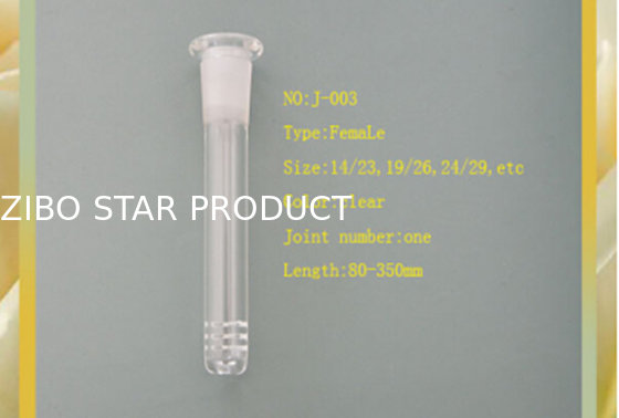 Sizes of  Borosilicate Glass Down Stems  Diffuser Stem Adapters Length Free