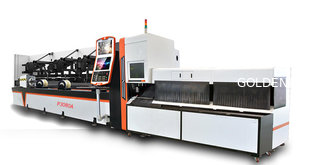 China Golden laser | 2500w P3080a cnc laser tube cutting machine for sale in wuhan china supplier