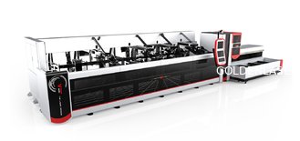 China Golden laser | Hot new tube laser cutting machine P3080A for steel tube cutting supplier