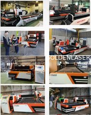 China Golden laser | Steel plate fiber laser cutting machine GF-1530 with Cypcut control software supplier