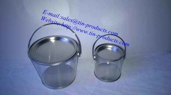 China Tin Pail With Lid &amp; Handle for different sizes &amp; Different shapes choosing from Goldentin supplier