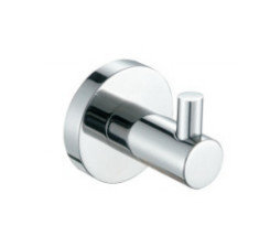 China Single Robe hook&amp;Clothing Hook 83701-Polish&amp;Round&amp;Stainless steel 304&amp; Bathroom Accessories&amp;kitchen&amp;Sanitary supplier