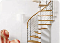 best quotation spiral staircase wooden tread rod bar balustrade
