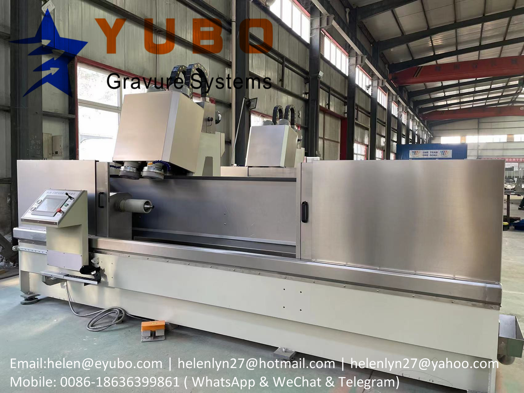 High precision grinding machine for Gravure Cylinder Copper surface multifunctional