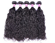 6a grade 16 inch 18inch 20 inch water wave unprocessed human hair brazilian natural color natural black