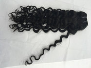 9a grade 18 inch unprocessed mongolian hair extensions italian wave/curl natural color tangle fre