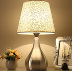 Iron base fabric lampshade soft light many pattern Bedside table lamp LX104