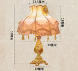 Resin base fabric lampshade soft light elegance Bedside table lamp shade LX105