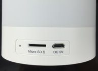 Portable LED alarm clock bluetooth speaker FM Radio rechargeable light  night sleep table lamp LX118