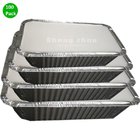 Aluminum Pans with Lids [100 Pack], Rectangular Aluminum Foil Grill Pans, Foil Pans with Lids for Freezing-400 ML