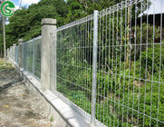 Hot dipped galvanized clear wire mesh roll top fence panel backyard fencing Malaysia