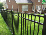 8ft welded steel tube residential ornamental fencing for border
