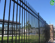 high quality flower border fence steel picket fencing Germany