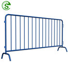 Anti-rust security hot dipped galvanized mobile metal police barricades fow crowd control