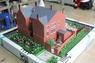Architectural Scale Model Maker For Real Estate , Best Price Hotel House 3d Miniature Model