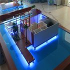 Maldives beach villa interior building model for exhibtion, 3d physical model