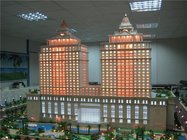 Large Scale Hotel Building Model With Details, Construction 3d Model Architecture