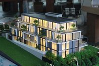 Led light real estate building model ,3d house model maker in China factory