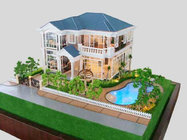 Villa interior architectural model , with furniture miniature 3d physical model