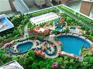 Scale Waterpark model with abs and acrylic , physical model making factory