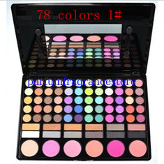 China Cosmetic Makeup 78 Colors Eyeshadow Palette/Professional Makeup Palette supplier