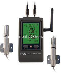 China 2-channel wifi temperature humidity logger, 2 temperature humidity probes, WiFi communication supplier