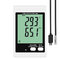 LCD display temperature humidity data logger, soud light alarm, pharmacy use supplier