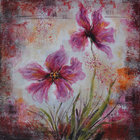 decoration flower oil painting for hotel