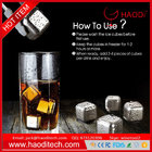Stainless Steel Reusable Ice Cubes Chilling Stones for Whiskey Wine