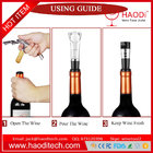 3pcs Wine Gift Set Win Corkscrew Bottle Opener Vacuum Wine Stopper Pourer