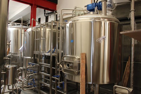 China 50l 100l stainless steel beer brewing system micro brewery beer brewing system for sale from  Jinan haolu brewery supplier