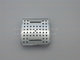 ABS plastic material 4inch square chrome plating shower head top shower overhead shower supplier