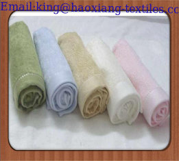 China Wholesale China supplier plain hand towel cotton with logo in towel supplier