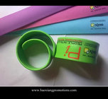 newest colorful hot selling silicone slap wristband/paipai band with high quality