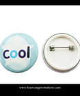 cartoon logo printing tin square tinplate badge/magnetic badge /custom metal pin badges