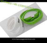 All knids of Promotional Non-standard Customized silicone wristband with USB flash Drive