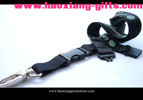 Heat transfers printing lanyard with buckle release no minimum order