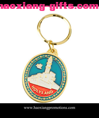 Cheap & Hot Selling Promotion Metal Keyring With Custom Logo for souvenir