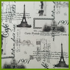 Eiffel Tower or La Tour Eiffel printed designs tablecloth made of 100% polyester woven fabric
