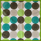Printed ball designs table cloth made of 100% polyester woven fabric cloths