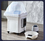 Massage Spa Shampoo Bed Water Storage Type Hair Salon Head Basin Mobile Chair With Water Circulation And Tank