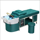 Massage salon shampoo bed multifunctional hydrotherapy circulating bed table for barber shop